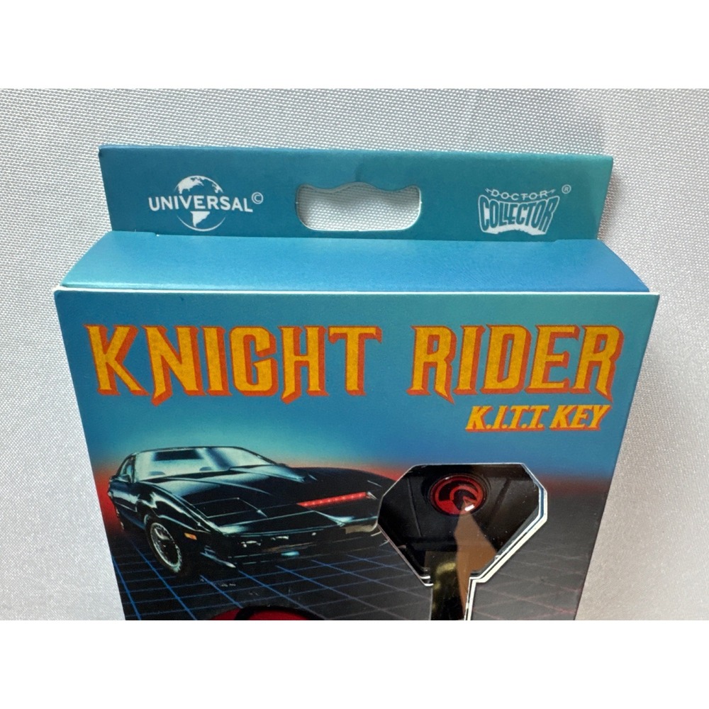 Knight Rider KITT Key Replica Doctor Collector DCKITT03 Keychain Open Box - Picture 3 of 12